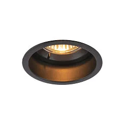 Plafondinbouwarmatuur HORN GU10 GU10 IP20/IP44, zwart