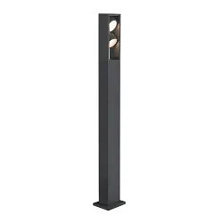 Staande armatuur voor buiten ESKINA FRAME 125 DOUBLE CCT 2-vlams, CCT Switch, instelbaar IP65, antraciet 
