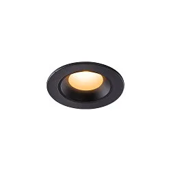 Plafondinbouwarmatuur NUMINOS XS IP20/IP44, zwart