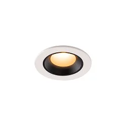 Plafondinbouwarmatuur NUMINOS XS IP20/IP44, zwart, wit