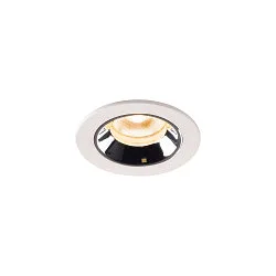 Plafondinbouwarmatuur NUMINOS XS IP20/IP44, chroom, wit