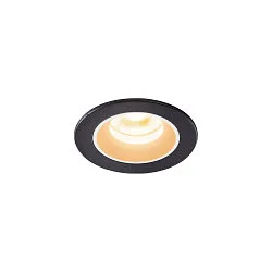 Plafondinbouwarmatuur NUMINOS XS IP20/IP44, zwart, wit