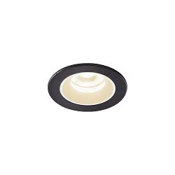 Plafondinbouwarmatuur NUMINOS XS IP20/IP44, zwart, wit