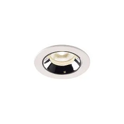 Plafondinbouwarmatuur NUMINOS XS IP20/IP44, chroom, wit
