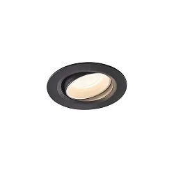 LED Ceiling recessed luminaire NUMINOS® MOVE XS, 4000K, 55°, black/white