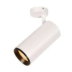 LED Ceiling luminaire NUMINOS® SPOT DALI XL, 36W, 2700K, 36°, white / black