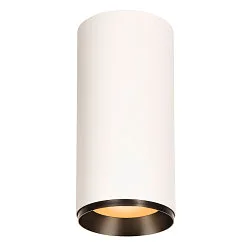 LED Ceiling luminaire NUMINOS® DALI XL, 36W, 2700K, 36°, white / black