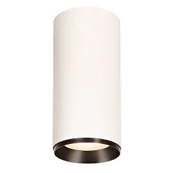 LED Ceiling luminaire NUMINOS® DALI XL, 36W, 4000K, 24°, white / black