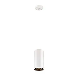 LED Pendant luminaire NUMINOS® DALI XL, 36W, 2700K, 60°, white / black