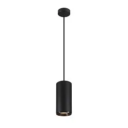LED Pendant luminaire NUMINOS® DALI XL, 36W, 3000K, 24°, black