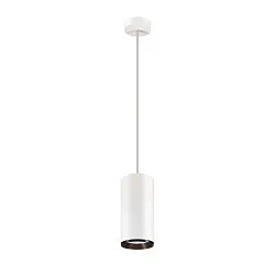 LED Pendant luminaire NUMINOS® DALI XL, 36W, 4000K, 60°, white / black