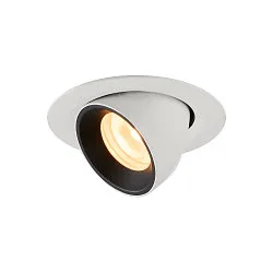 LED Ceiling recessed luminaire NUMINOS® GIMBLE XS, 3000K, 40°, white/black
