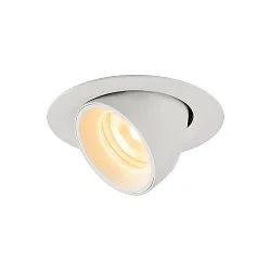 LED Ceiling recessed luminaire NUMINOS® GIMBLE XS, 3000K, 40°, white