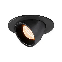 LED Ceiling recessed luminaire NUMINOS® GIMBLE S, 2700K, 20°, black