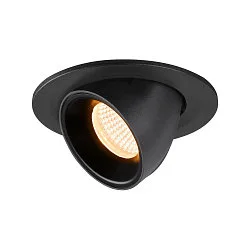 LED Ceiling recessed luminaire NUMINOS® GIMBLE S, 3000K, 20°, black