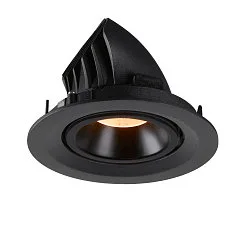 LED Ceiling recessed luminaire NUMINOS® GIMBLE M, 2700K, 55°, black