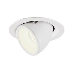 LED Ceiling recessed luminaire NUMINOS® GIMBLE M, 4000K, 55°, white