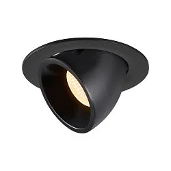 LED Ceiling recessed luminaire NUMINOS® GIMBLE L, 3000K, 40°, black
