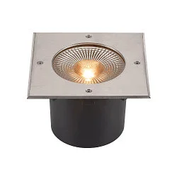 Vloerinbouwarmatuur ROCCI 200 EL hoekig, stijf, toegankelijk, schokbestendig IP65 / IP67, rvs 
