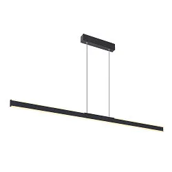 Pendelarmatuur ONE LINEAR 140 PHASE UP/DOWN IP20, zwart dimbaar