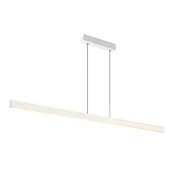 Pendelarmatuur ONE LINEAR 140 PHASE UP/DOWN IP20, wit dimbaar