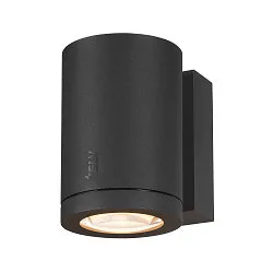 outdoor wall luminaire ENOLA OCULUS WL SINGLE IP65, anthracite dimmable