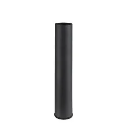 Lichtpaal M-POL 90 cilindrisch, kort, zonder contactdoos IP65, antraciet dimbaar