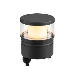 Lampkop M-POL S CLEAR DALI aanstuurbaar IP65, antraciet dimbaar