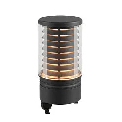 Lampkop M-POL M LOUVER DALI aanstuurbaar IP65, antraciet dimbaar