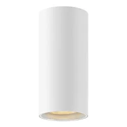 Downlight ASTO TUBE cilindrisch, stijf, opbouwversie GU10 IP20, wit dimbaar
