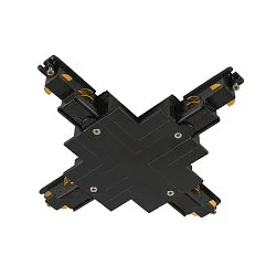 3-fase X-connector S-TRACK PHASE & DALI ingebouwde versie, DALI aanstuurbaar, zwart