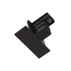3-phase end cap S-TRACK PHASE & DALI isolated, mechanical, built-in version, black