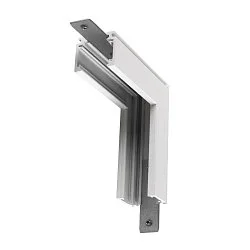 L-connector TRACK 48V standaard, mechanisch, Stereo, wit