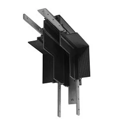L-connector TRACK 48V mechanisch, Stereo, zwart