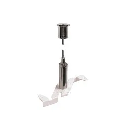 Pendelophanging TRACK 48V met staalkabel, wit