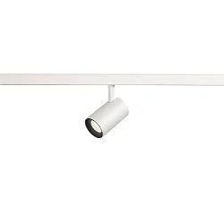 Spotlight op rail NUMINOS® XS 48V DALI 2 40° draaibaar, voor BAP, DALI aanstuurbaar IP20, wit mat dimbaar