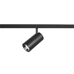 Spotlight op rail NUMINOS® XS 48V DALI 2 20° draaibaar, voor BAP, DALI aanstuurbaar IP20, zwart mat dimbaar