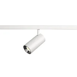 track spot NUMINOS® XS 48V DALI 2 20° swivelling, for VDU workstation, DALI controllable IP20, white matt dimmable