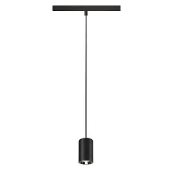pendant luminaire NUMINOS® XS 48V DALI 2 40° for VDU workstation, DALI controllable IP20, black matt dimmable