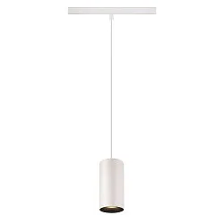 pendant luminaire NUMINOS® S TRACK 48V DALI controllable IP20, black, white dimmable