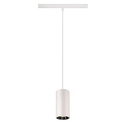 pendant luminaire NUMINOS® S TRACK 48V DALI controllable IP20, chrome, white dimmable