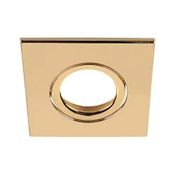 Afdekking UNIVERSAL DOWNLIGHT IP20 hoekig, draaibaar, glanzend, goud