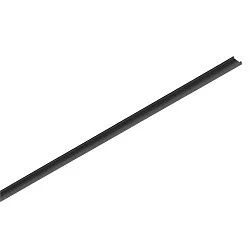 Afdekking TRACK 48V diep, voor opbouwrail, voor inbouwrail, zwart