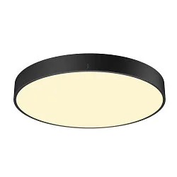 Wand- en plafondarmatuur MEDO® PRO 60 rond IP50, zwart dimbaar