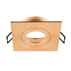 Verzonken plafondring NEW TRIA® 75 vierkant, roségoud