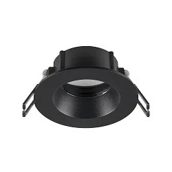 Verzonken plafondring NEW TRIA® 68 rond, zwart