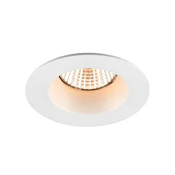 Plafondinbouwarmatuur NEW TRIA® 68 rond IP20 / IP65, wit dimbaar
