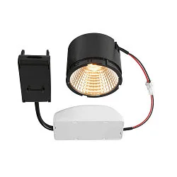 LED module NEW TRIA® rond 13,3W 1200lm 3000K 38° dimbaar, zwart