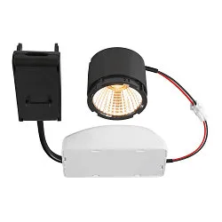LED module NEW TRIA® rond 11W 700lm 1800-3000K 38° dimbaar, zwart