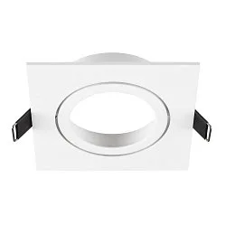 Verzonken plafondring NEW TRIA® 95 vierkant, wit
